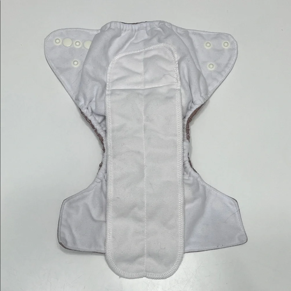 Adjustable Brown Floral Baby Diaper Cover